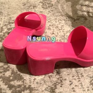 Forever 21 Pink Platform Sandals